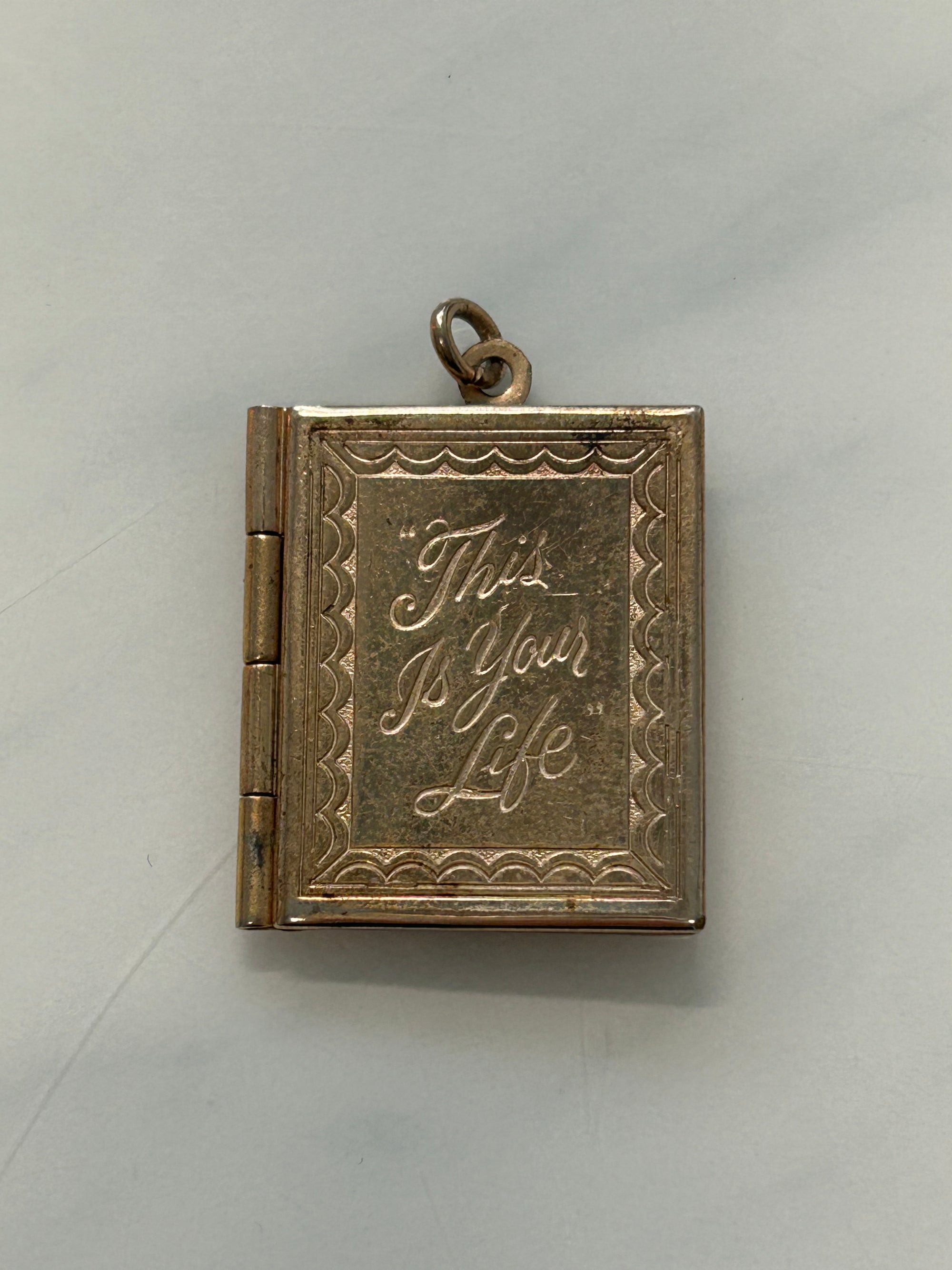 "This is Your Life" Book Locket Charm