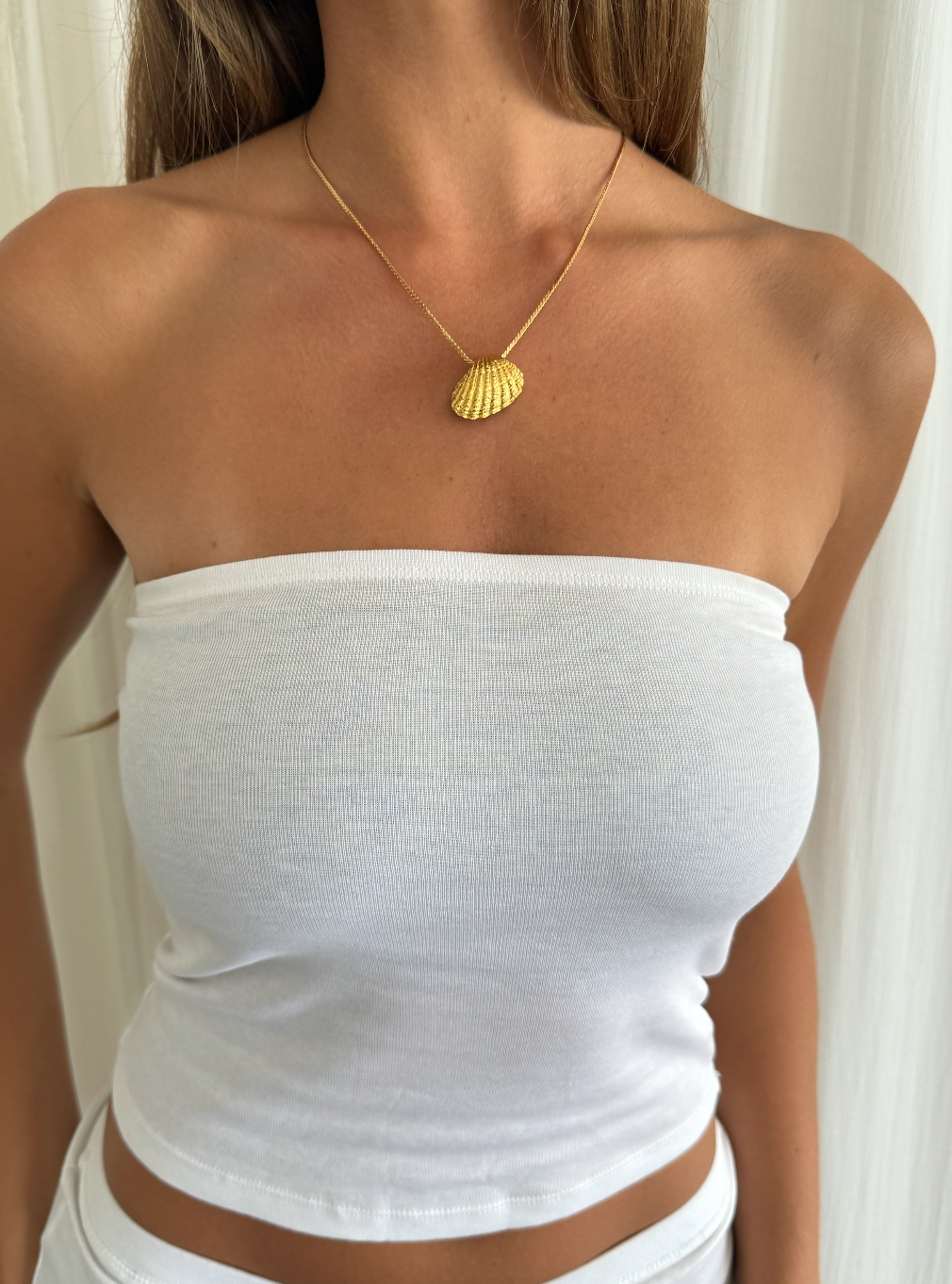 Sea Shell Charm Necklace