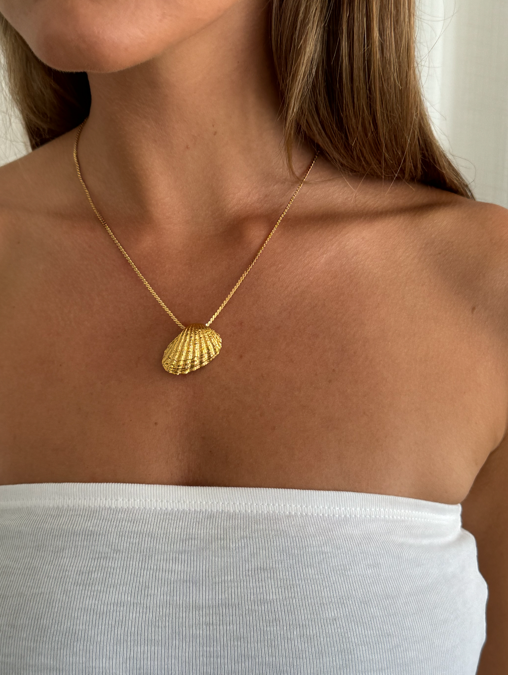 Sea Shell Charm Necklace